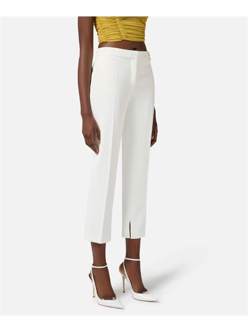 Pantaloni in doppio crêpe leggero con spacchetti ELISABETTA FRANCHI | PA09852E2.360